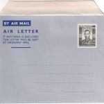 Southern Rhodesia - 6 P. George VI. air letter aerogramme stationery 1948 unused
