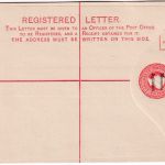 Morocco Agencies - 20 C. Queen Victoria registered letter/stationery H-size