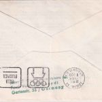 Schweiz - KLM Olympia Sonderflug Budapest Mexiko 1968 Zuleitungspost