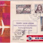 Frankreich - Air France Caravelle 1re Liaison Aerienne Paris Beyrouth 1959