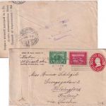 USA - 2 C. Ganzsache+Zusatz/Brief n. FINNLAND Santa Barbara 1916 Zensur