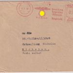 DR - Bayreuth 1939 12 Pfg. AFS NSDAP Gauleitung Bayer. Ostmark Brief n. Michelau