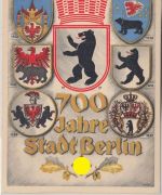 DR - 700 Jahre Stadt Berlin farb. Sonderkarte m. SST Fahrbares Postamt