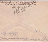 USA - 2 C. Ganzsache/Brief Sondertarif Los Angeles - Chemnitz 1921 Weiterleitung