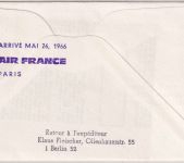 Berlin - 15+20 Pfg. Bauwerke Privatganzsache/Lupo-Drucksache n. FRANKREICH 1966