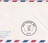 BRD - TWA Firstflight Frankfurt a/M. - Baltimore 23.6.87