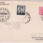 Belgien - SABENA Messe-Sonderflug Brüssel - Hannover 1955
