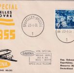 Belgien - SABENA Messe-Sonderflug Brüssel - Hannover 1955
