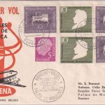 BRD - SABENA Erstflug Brüssel - Mallorca 1956 Zuleitungspost v. Düsseldorf