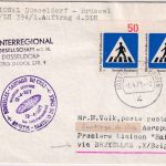 BRD - IFG Interregional Erstflug Düsseldorf - Brüssel 1971 Zuleitung SABENA