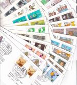 BRD - Sondermarken Ganzsachenausschnitte 25 verschiedene Belege ex 1993-1998