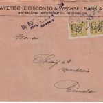 DR-Infla - 20 Mio. Korbdeckel (20er-Block) u.a. Brief Nürnberg - München 4.11.23