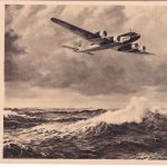 DR - Focke Wulf 200 Condor "Die Luftbrücke über Ozeane" sw-AK ca. 1935