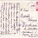 Österreich - 1,45 S. Trachten Bogenrand Zensurkarte Oberwart - Dachau 1952