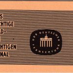 Ulbricht Markenheftchen 1962 Mi.Nr. 4a1 postfrisch