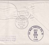 Philippinen - National Airlines 1stflight Amsterdam New York 1978 Zuleitungspost