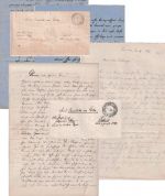 Preussen - Feldzug 1866 Feldpostkorrespondenz Leutnant Emil Stern (Artillerie)