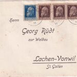 Bayern - 20+3x3 Pfg. Luitpold Brief/Grenzverkehr i.d. SCHWEIZ Lindau Lachen 1911