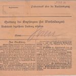 Bayern - 50+2x20 Pfg. Ludwig Eil-Paketkarte Uttenreuth - Plattling 24. DEZ 15