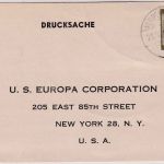 All.Bes./Kontrollrat - 30 Pfg. Ziffer Karte n.USA Verden - New York 23.10.47