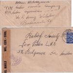 All.Bes./Kontrollrat - 75 Pfg Ziffer Brief n ENGLAND (Poles Relief) Wetzlar 1947