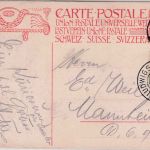 Schweiz/Bayern - 10 Rp. Sonderganzsache Luzern - Mannheim 1909