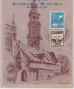 All.Bes./Kontrollrat - Celle 1947 SST Tag d. Briefmarke Sonderkarte Cephila