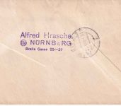All.Bes./Kontrollrat - 50 Pfg. Hannover Expo u.a. Eilbrief Nürnberg 20.6.48