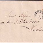 Schweden - Stockholm 2/3 Fingerhut-KA Brief n. Vadstena 1841 - m. Inhalt