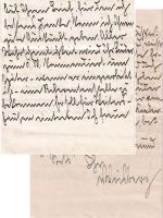 DR - Berlin-Grunewald 1916 Feldpostbrief Autograph Ernst von Wrisberg