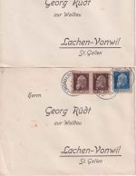 Bayern - Grenzrayon Lindau - Lachen-Vonwil/SCHWEIZ 7 Briefe/Luitpold 12.3.1911