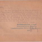 DR - 8 Pfg. Sonderganzsache 80. Geb. Hindenburg + bildgl. Zusatz n. USA 1927