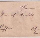 Preussen - 1 Sgr Adler Brief kl. K2 Flinsberg 23/6 - Ober-Oderwitz b Zittau 1862