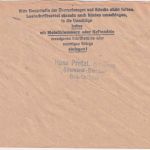 FZ - Scheidegg 29.6.47 Ra1 Gebühr bezahlt Postscheckbrief n. München