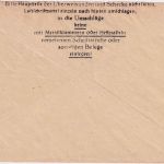 FZ - Heimenkirch 4.11.47 Ra1 Gebühr bezahlt Postscheckbrief n. München