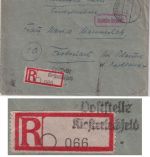 All.Bes. - Klosterlechfeld 4.4.46 Ra1 Gebühr bezahlt Einschreibebrief