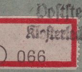 All.Bes. - Klosterlechfeld 4.4.46 Ra1 Gebühr bezahlt Einschreibebrief