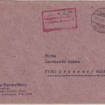 SBZ - Zwickau 3 17.7.48 sehr seltener Einnahmenachweis Ra3 Brief n. Grossen