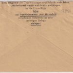 FZ - Oberreitnau 24.8.47 Ra2 Gebühr bezahlt Postscheckbrief n. München
