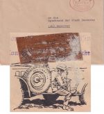 All.Bes. - Hannover-Linden 28.8.45 ovaler Gebühr bezahlt Stpl. Ortsbrief