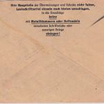 FZ - Lindenberg 11.9.47 Ra2 Gebühr bezahlt Postscheckbrief n. München