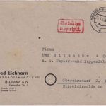 SBZ - Dresden-Blasewitz 23.6.45 Ra2 Gebühr bezahlt Brief n. Obercarsdorf