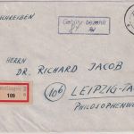 FZ - Reutlingen 12.5.47 Ra2 Gebühr bezahlt Einschreibebrief n. Leipzig