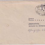 All.Bes. - Bamberg 3 Gebühr bezahlt + Gebührenstpl. "12" Brief 20.11.45