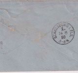 DR - Bahnpost L3 Frankfurt a/M Basel Brief Aufgabe Achern n. Straßburg 1880