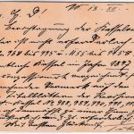 DR - Werden 1899 Frei lt. Avers No. 21 Kgl. Pr. Bergrevierbeamter Karte