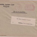 DR-Infla - Hamburg 31.10.23 2 Mio. Postfreistempel Ortsdrucksache