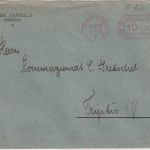 DR-Infla - Dresden 30.10.23 10 Mio. Postfreistempel Drucksachenbrief n. Triptis