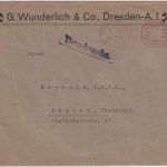 DR - Dresden 11.12.23 3 Pfg. Postfreistempel Drucksachenbrief n. Aachen
