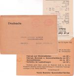 DR-Infla - Hannover 23.10.22 100 Pfg. Postfreistempel Drucksachenkarte n. Brieg